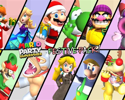 Mega Festive Character Pack! [Mario Party Superstars] [Mods]