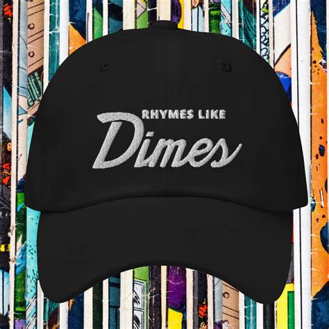 Rhymes Like Dimes Hat Dad Cap DOOM | Etsy