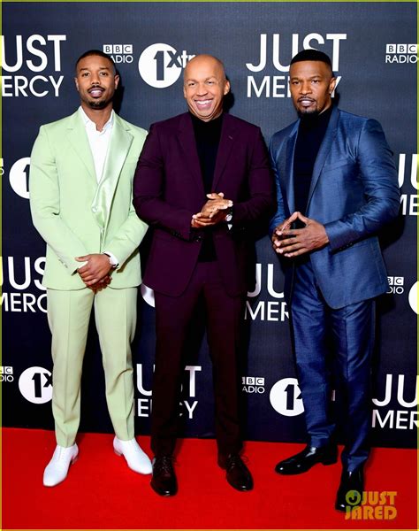 Photo: jamie foxx michael b jordan just mercy uk premiere 03 | Photo 4416403 | Just Jared ...