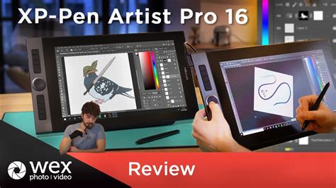 XP-Pen Artist Pro 16 | Review | Graphics Tablet for Digital Art & Animation - YouTube