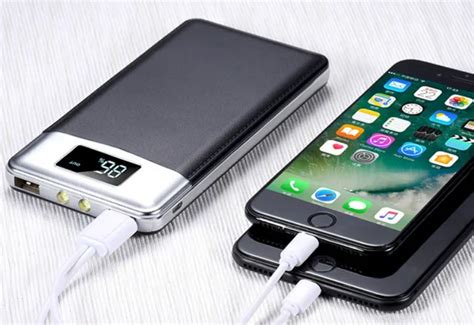 Hot power bank 30000mah External Battery LCD Portable Mobile phone ...