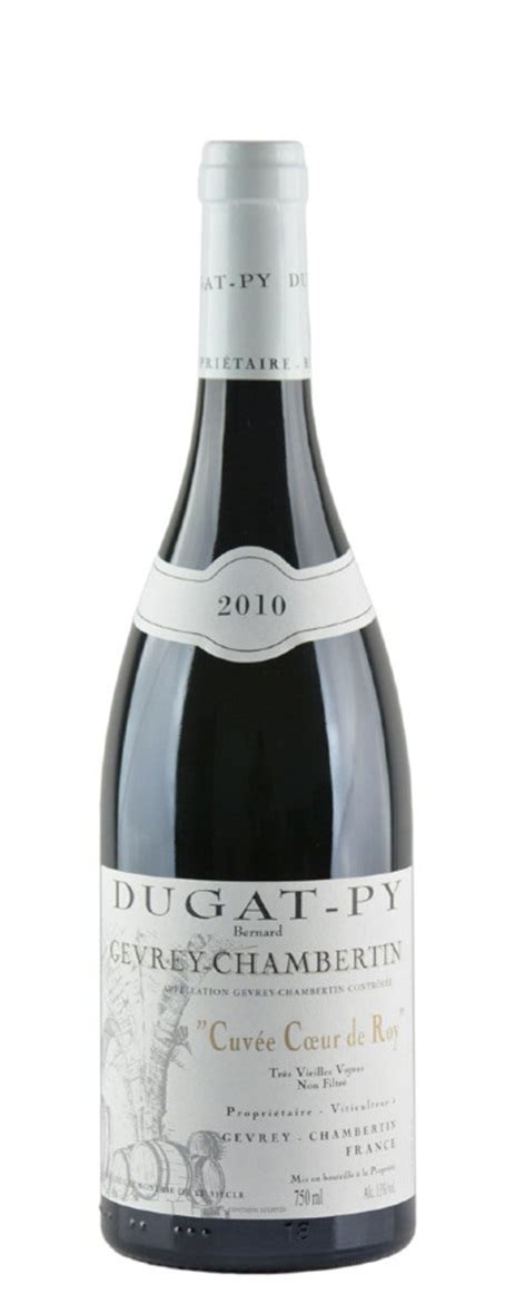 Buy 2010 Domaine Dugat-Py Gevrey Chambertin Coeur de Roy Tres Vieilles ...