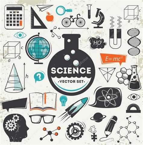 Science icons set — Stock Vector © best_works #42784673