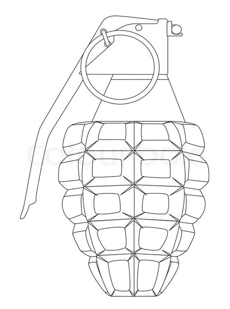 Grenade Drawing at GetDrawings | Free download