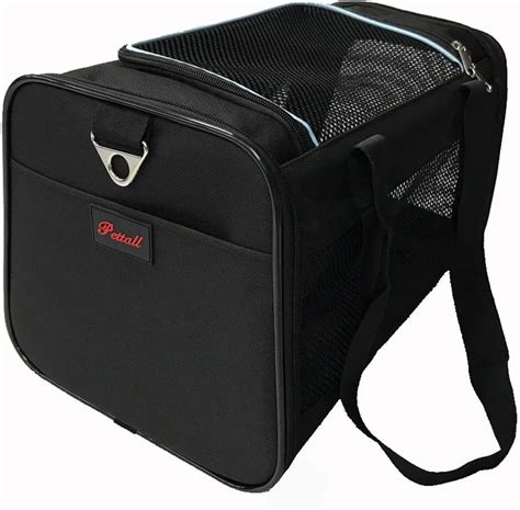 Amazon.com : Pet Carrier,PETTALL 17.5 x 11 x 10.5 Inches Large Soft ...