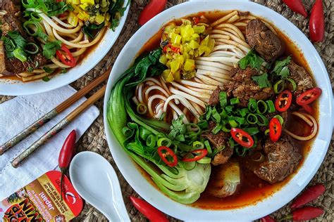 Taiwanese Spicy Beef Noodle Soup | Asian Inspirations