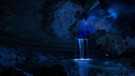 Dark Waterfall Wallpapers - 4k, HD Dark Waterfall Backgrounds on ...