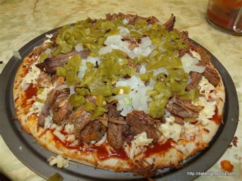 Fiery Cowboy Pizza - Date Night Doins BBQ For Two