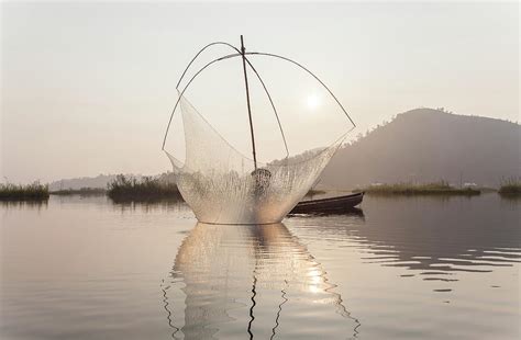 Fishing, Loktak Lake, Imphal, Manipur Photograph by Peter Adams