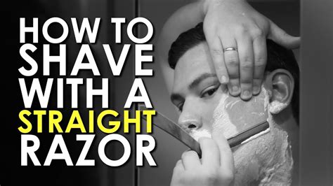 How to Shave with a Straight Razor | AoM Instructional - YouTube