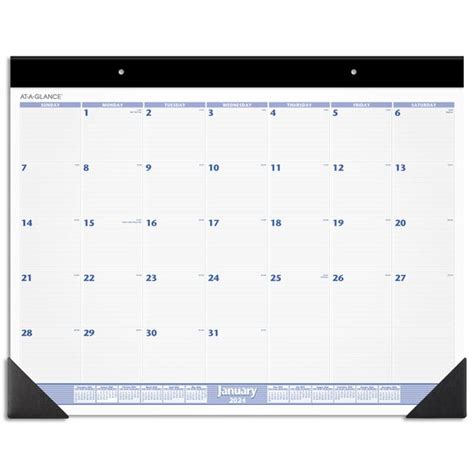 At A Glance 2024 Calendar Desk - Donia Garland