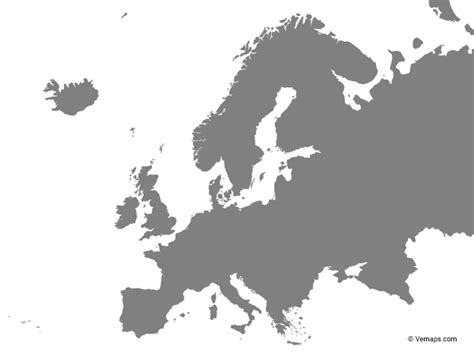 Europe Map Blank Png Europe Map 3d European Map With Independent - Riset