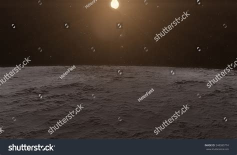 Moon Surface Stock Illustration 248380774