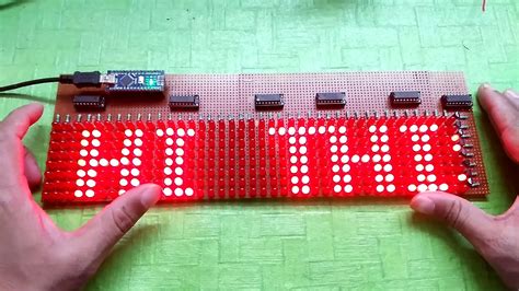 Arduino Tutorial by Manmohan Pal: HOW TO MAKE SCROLLING TEXT LED ...