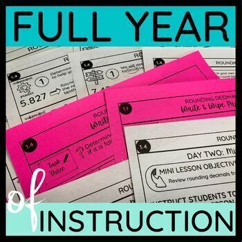 5th Grade Math Curriculum FULL YEAR Bundle - Temporary File | TPT