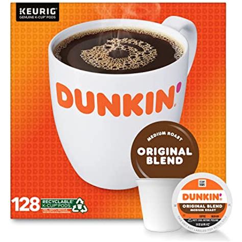 Dunkin Donuts Coffee, Original Blend Medium Roast Coffee, K Cup Pods ...