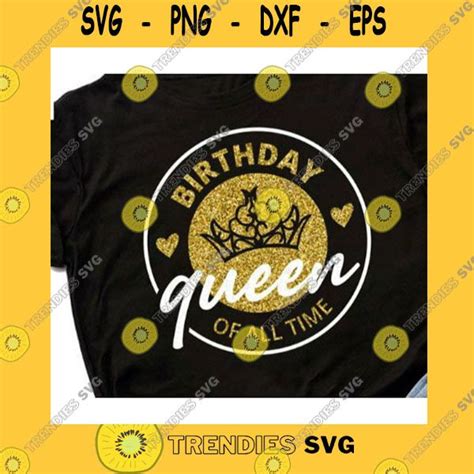 Birthday Svg Birthday Queen Svg, Birthday Girl Svg, Crown, Queen ...