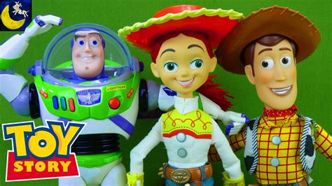 Toy Story Toys 1 2 3 Collection Video Buzz Lightyear Jessie Bullseye Woody Doll 2017 Disney Toys ...