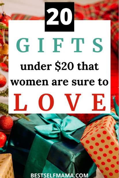 20 Awesome Gifts Under $20 Women Will Love - Best Self Mama