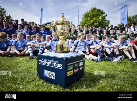 Webb Ellis Trophy Tour Jun 12 Stock Photo - Alamy