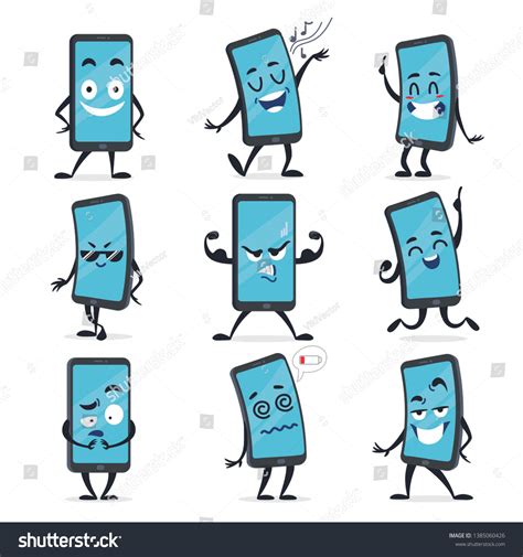 Phone character Images, Stock Photos & Vectors | Shutterstock