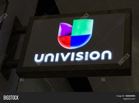 Univision Sign Logo Image & Photo (Free Trial) | Bigstock