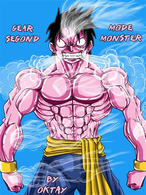 luffy gear second,mode monster 2. by oktayluffy on DeviantArt