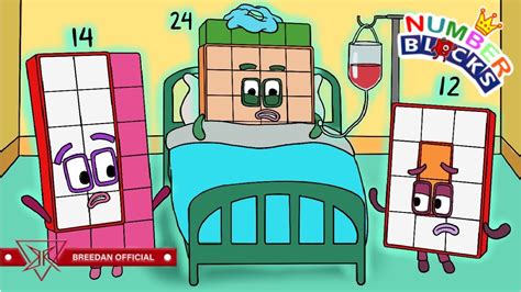 Numberblocks How To Draw Numbers 14 12 Crying Numbers 24 Sick Coloring ...