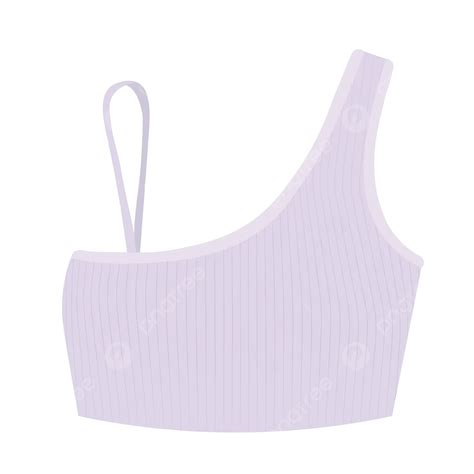 Purple Cute Crop Strap Top Tank Illustration Vector, Crop Top, Tank ...