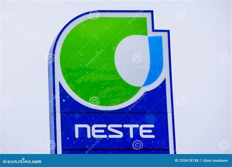 NESTE Company Logo. NESTE is Finnish is Oil Refining and Marketing ...