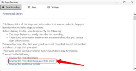 How to Use Steps Recorder When Troubleshooting Windows