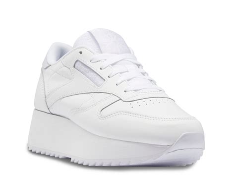 Reebok Classic Leather Double Platform Sneaker - Women's - Free Shipping | DSW