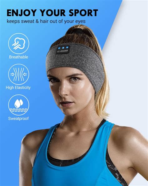 Buy LC-dolida Sleep Headphones Bluetooth Headband, Cozy Band Wireless ...