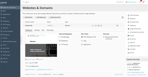 Control Panel For Linux Web Server – UnBrick.ID