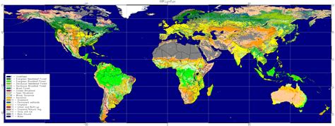 Printable Vegetation Zones Map Of The World - Free Printable Templates