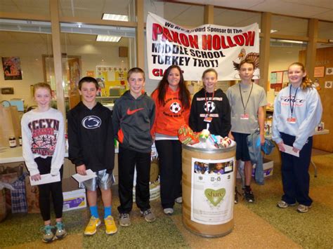 Paxon Hollow Middle School Annual Turkey Trot and Canned Food Drive | Marple Newtown, PA Patch