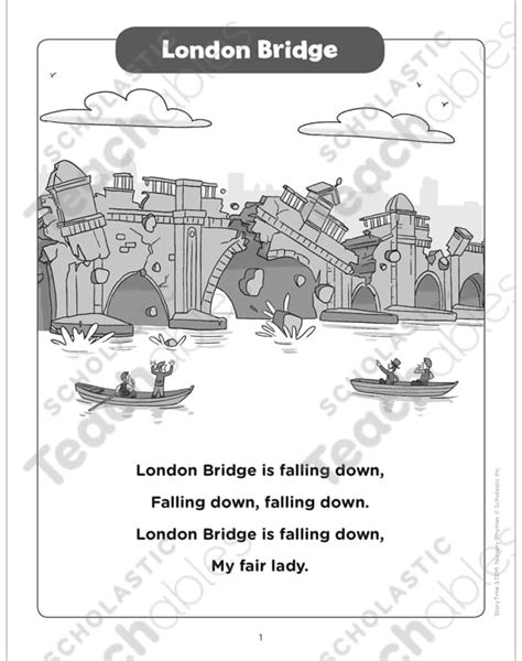 London Bridge Is Falling Down Nursery Rhyme