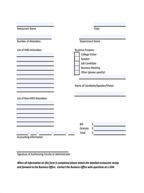 Restaurant Receipt - 11+ Examples, Google Docs, Google Sheets, Excel ...