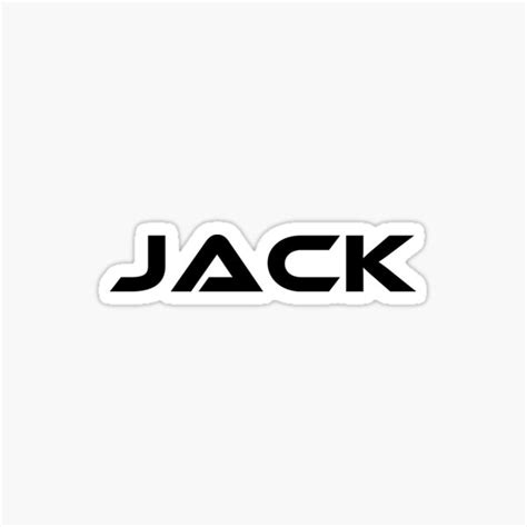 "Jack" Sticker for Sale by carriepotter | Redbubble