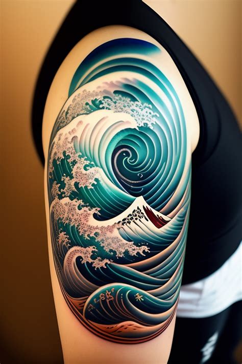 Japanese Wave Tattoo Designs with Meaning | Art and Design