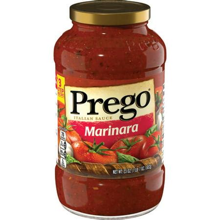 Prego Marinara Italian Sauce, 23 oz. - Walmart.com