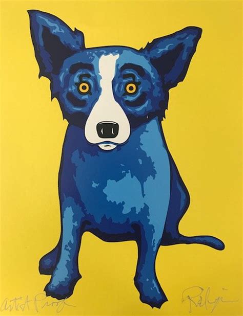 Blue Dog George Rodigue American Cajun Dog Artist For Sale - 80 Listings