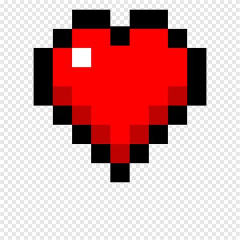 Minecraft: videojuegos de pixel art en modo historia, minecraft heart, juego, rectángulo png ...