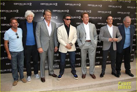 Schwarzenegger, Stallone, & Van Damme: 'Expendables 2' Paris Photo Call ...