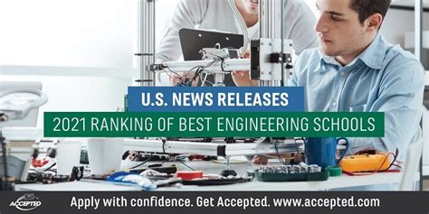 U.S. News Releases 2021 Ranking of Best Engineering Schools | Accepted