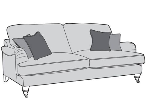 Buoyant Upholstery Beatrix 4 Seater Sofa - Sofas - Hafren Furnishers