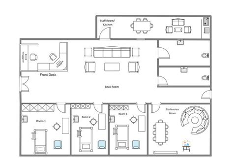 Clinic Floor Plan | Medical clinic design, Hospital floor plan, Clinic design