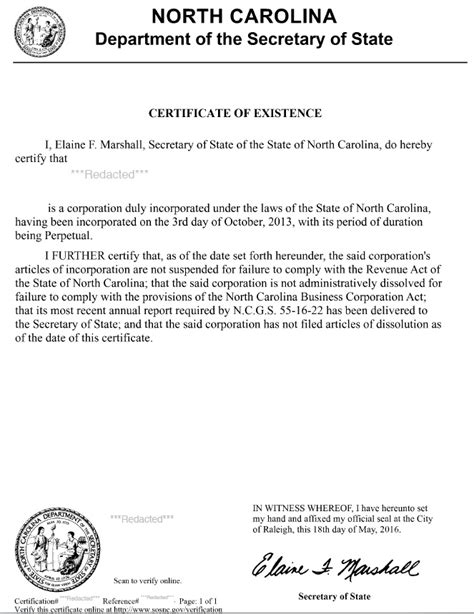 South Carolina Certificate of Good Standing | Harbor Compliance