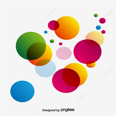 Burbujas De Colores Del Arco Iris, Fondo Gris, Creative Vector ...