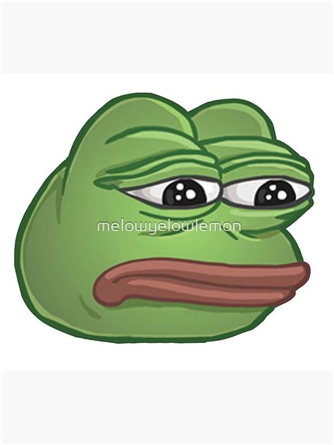 "Sad Pepe The Frog (Super Rare)" Art Print by melowyelowlemon | Redbubble